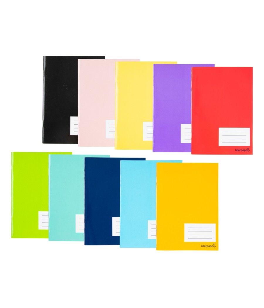 Libreta liderpapel smart a4 tapa blanda 80 hojas 60g/m2 cuadro 5 mm con margen colores surtidos - Imagen 1