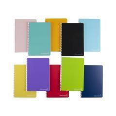 Cuaderno espiral liderpapel folio witty tapa dura 80h 75gr rayado montessori 3,5mm colores surtidos - Imagen 1