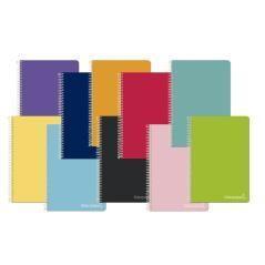 Cuaderno espiral liderpapel folio witty tapa dura 80h 75gr milimetrado 2mm colores surtidos - Imagen 1