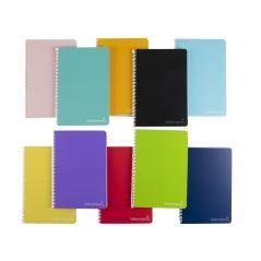 Cuaderno espiral liderpapel folio witty tapa dura 80h 75gr cuadro 5mm con margen colores surtidos - Imagen 1