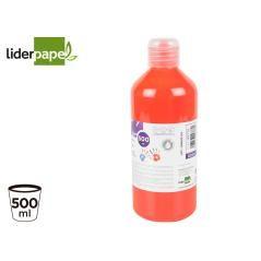 Pintura dedos liderpapel botella de 500 ml rojo - Imagen 1