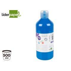 Pintura dedos liderpapel botella de 500 ml azul - Imagen 1