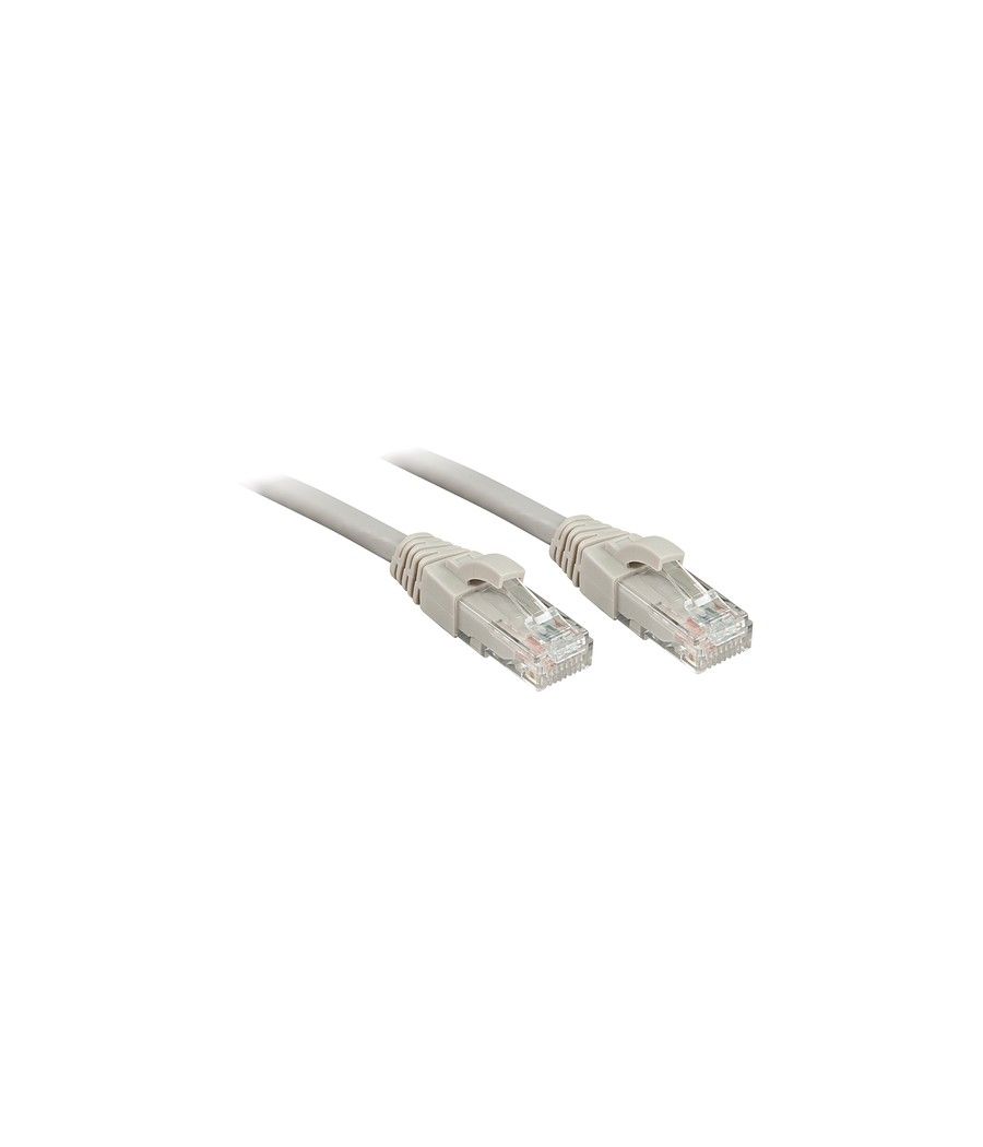 Lindy RJ-45/RJ-45 Cat6 1m cable de red Gris U/UTP (UTP) - Imagen 1