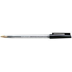 Bolígrafo staedtler stick negro con capuchón - Imagen 1