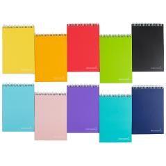 Cuaderno espiral liderpapel bolsillo dieciseiavo apaisado witty tapa dura dura 80h 60 grcuadro 4 mm colores stdos. - Imagen 1