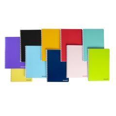 Cuaderno espiral liderpapel cuarto smart tapa blanda 80h 60gr milimetrado 2mm colores surtidos - Imagen 1