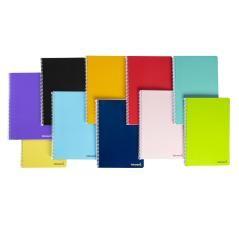 Cuaderno espiral liderpapel cuarto smart tapa blanda 80h 60gr pauta 3,5mm con margen colores surtidos - Imagen 1