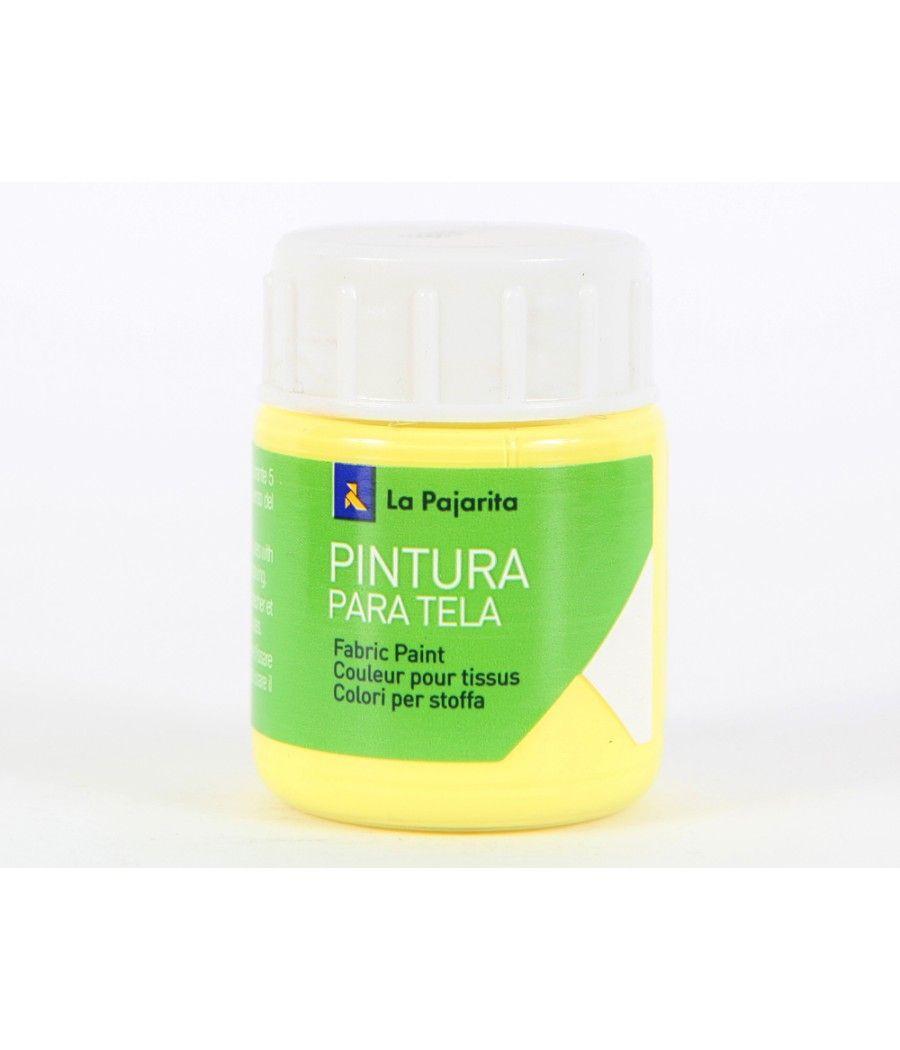 Pintura para tela la pajarita amarillo claro 25 ml - Imagen 1