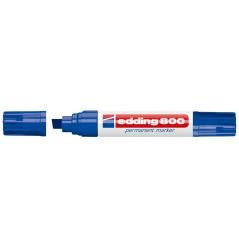 Rotulador edding marcador permanente 800 azul -punta biselada 12 mm - Imagen 1