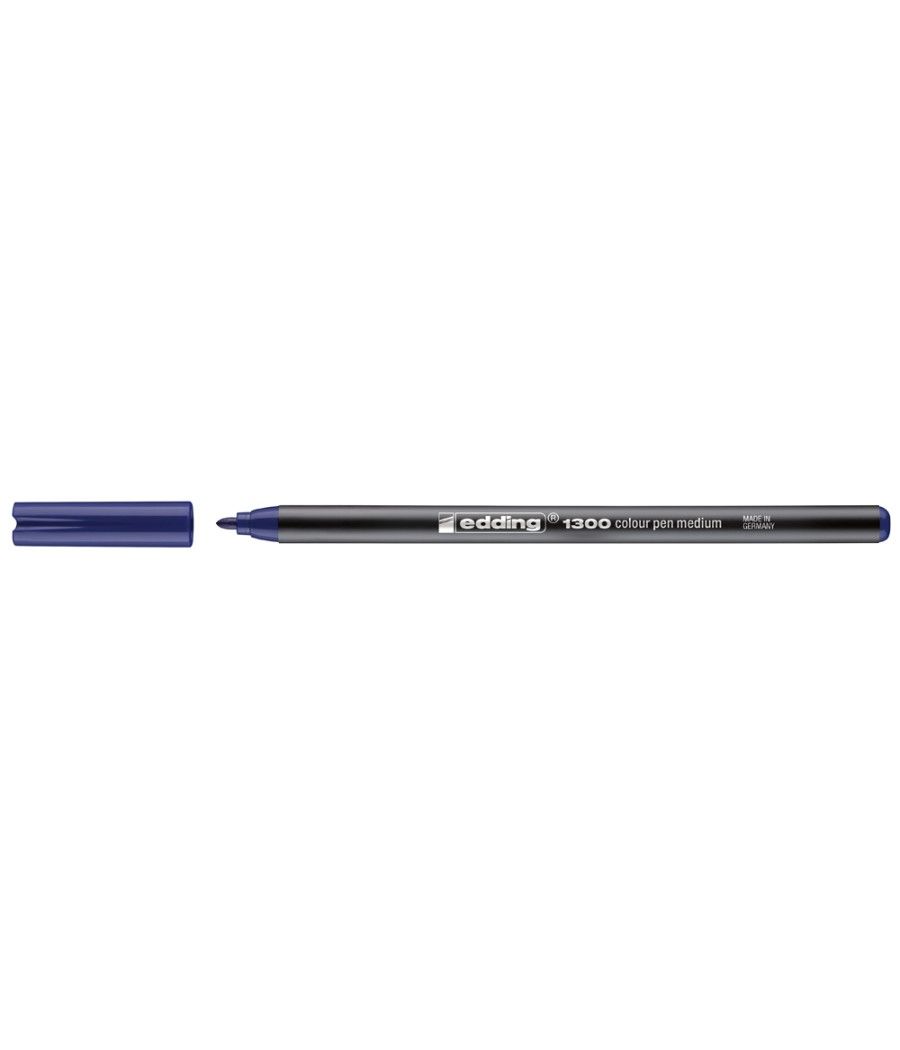 Rotulador edding punta fibra 1300 azul -punta redonda 2 mm - Imagen 1