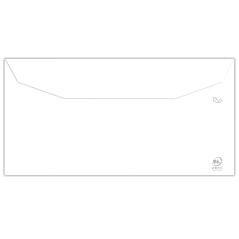 Sobre liderpapel blanco 115x225 mm solapa engomada papel offset 80 gr caja de 500 unidades - Imagen 1
