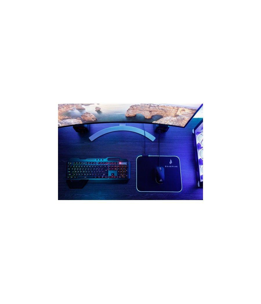 SureFire Silent Flight RGB-320 Alfombrilla de ratón para juegos Negro - Imagen 4