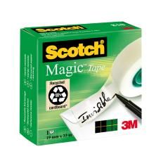 Cinta adhesiva scotch-magic 33 mt x 19 mm - Imagen 1