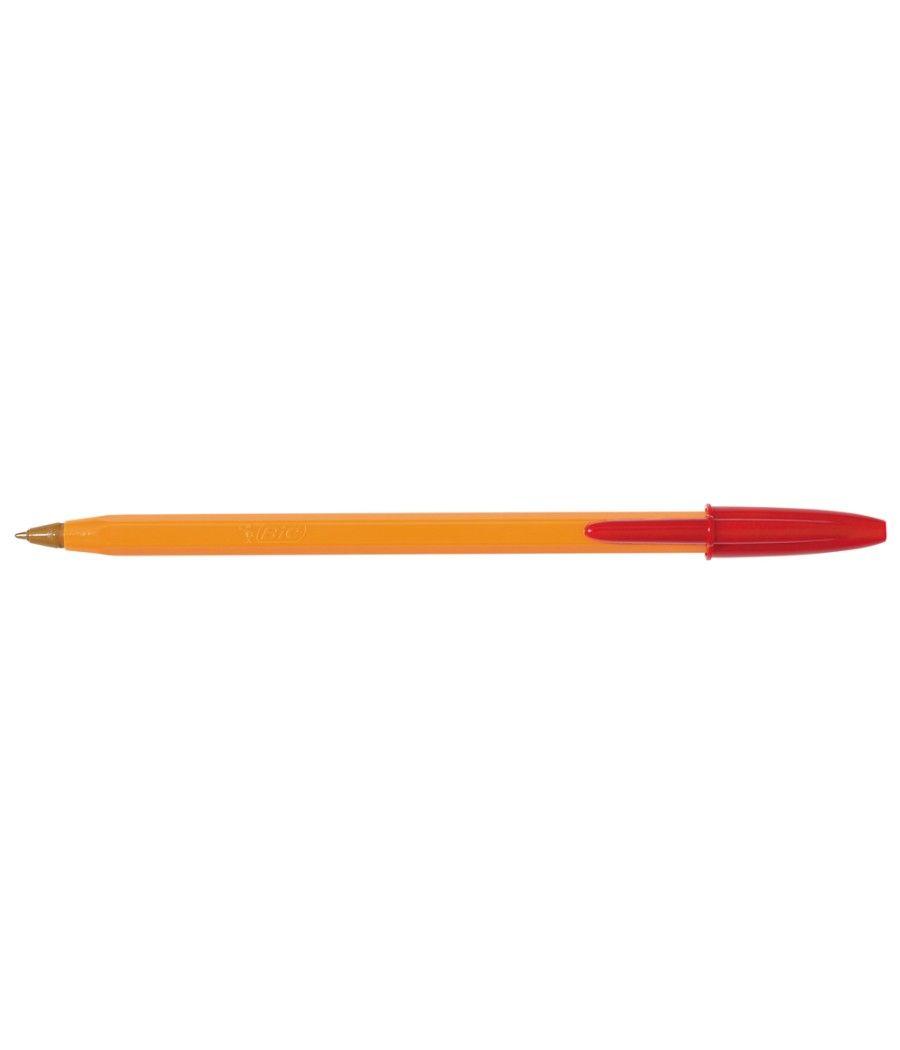 Bolígrafo bic naranja rojo - Imagen 1