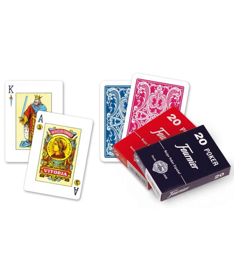 Baraja fournier poker español 20-54 - Imagen 1