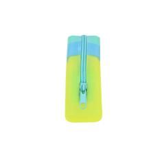 Bolso escolar safta portatodo tricolor cuadrado silicona 185x55x75 mm - Imagen 1