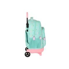 Cartera escolar safta con carro mochila grande con ruedas compact extraible 330x220x450 mm benetton world - Imagen 1