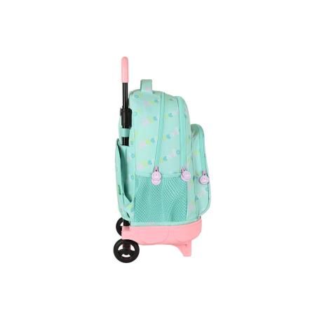 Cartera escolar safta con carro mochila grande con ruedas compact extraible 330x220x450 mm benetton world - Imagen 1