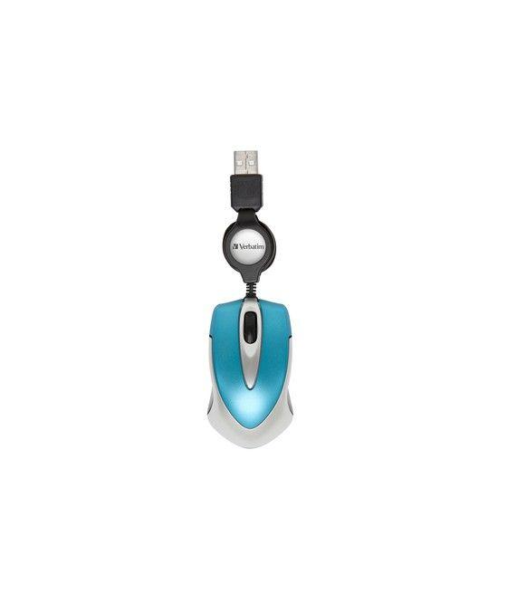 Verbatim Go Mini ratón Ambidextro USB tipo A Óptico 1000 DPI - Imagen 2