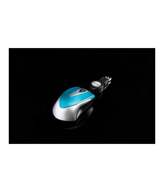 Verbatim Go Mini ratón Ambidextro USB tipo A Óptico 1000 DPI - Imagen 4