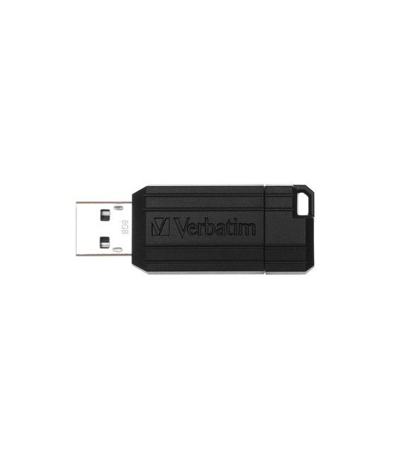 Verbatim PinStripe - Unidad USB de 8 GB - Negro - Imagen 1