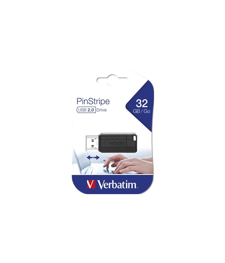 Verbatim PinStripe - Unidad USB de 32 GB - Negro - Imagen 5