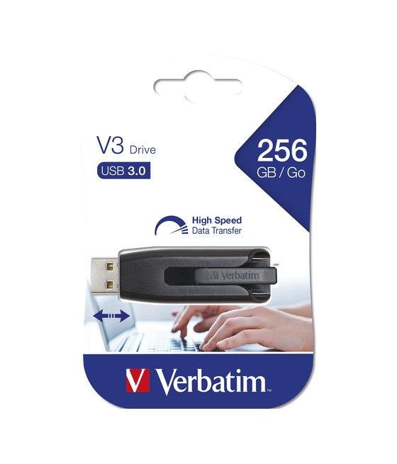 Verbatim V3 - Unidad USB 3.0 256 GB - Negro - Imagen 5