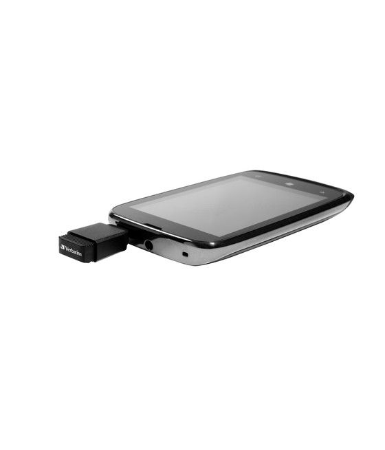 Verbatim Nano - Unidad USB de 32 GB con adaptador Micro USB - Negro - Imagen 2