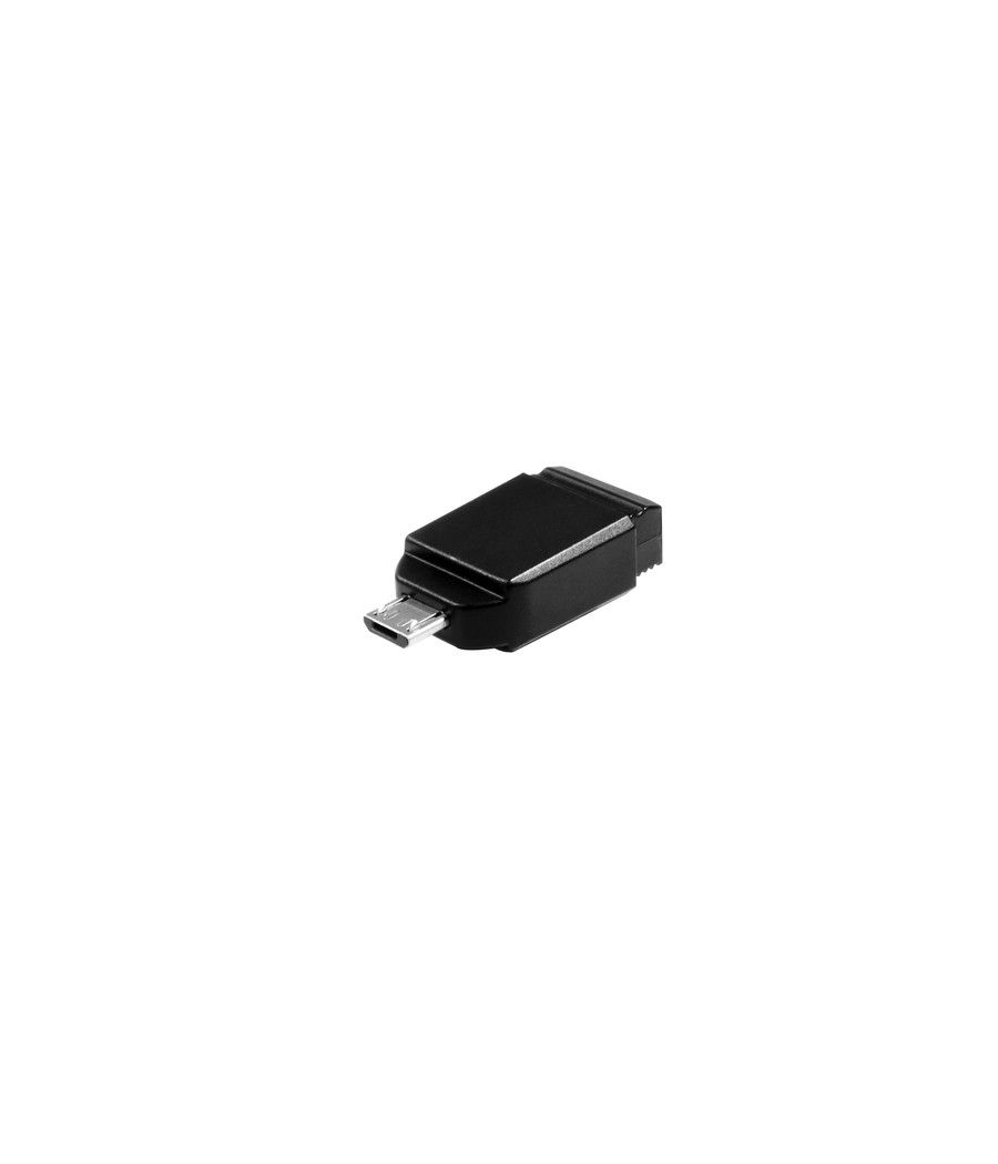 Verbatim Nano - Unidad USB de 32 GB con adaptador Micro USB - Negro - Imagen 4