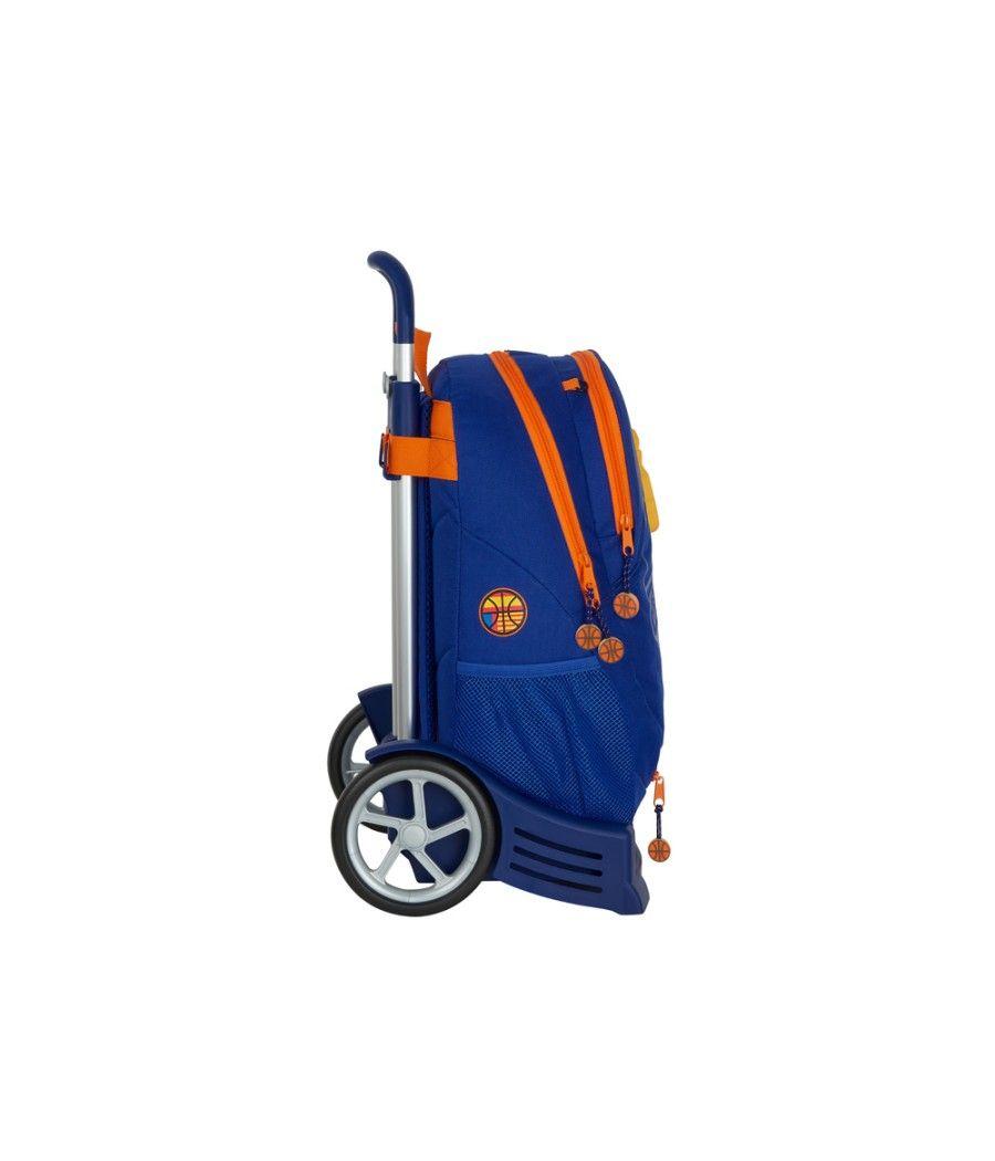 Cartera escolar safta con carro valencia basket club 320x160x440 mm - Imagen 1