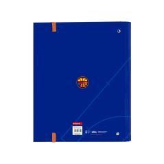 Carpeta con recambio safta din a4 tapa forrada 100 h 60 gr cuadro 5 mm valencia basket club 270x35x320 mm - Imagen 1