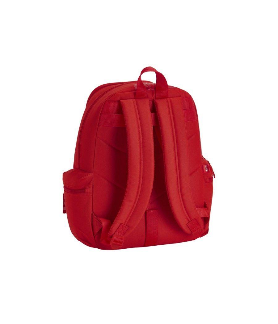 Cartera escolar safta sporting de gijon mochila adaptable a carro 320x430x170 mm - Imagen 1