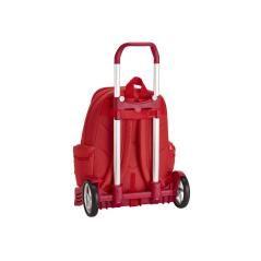 Cartera escolar safta con carro sporting de gijon 320x430x170 mm - Imagen 1