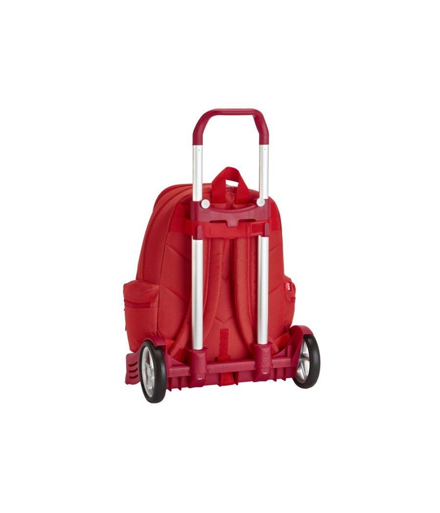 Cartera escolar safta con carro sporting de gijon 320x430x170 mm - Imagen 1