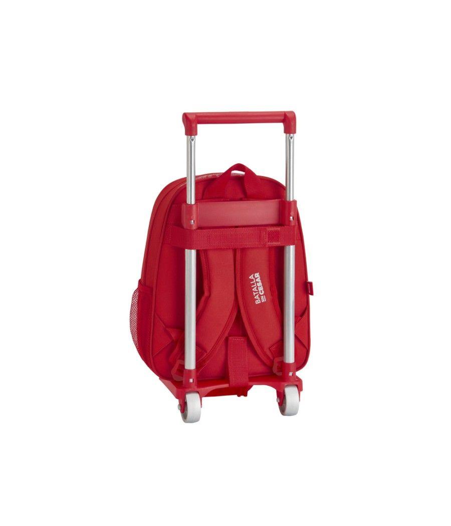 Cartera escolar safta con carro sporting de gijon 270x330x100 mm - Imagen 1