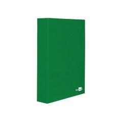 Carpeta de 4 anillas 40mm mixtas liderpapel folio cartón forrado paper coat verde - Imagen 1