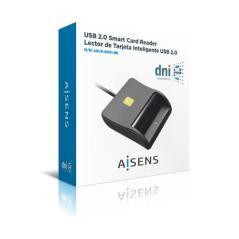 Lector de dni aisens ascr-sn01-bk/ negro - Imagen 3