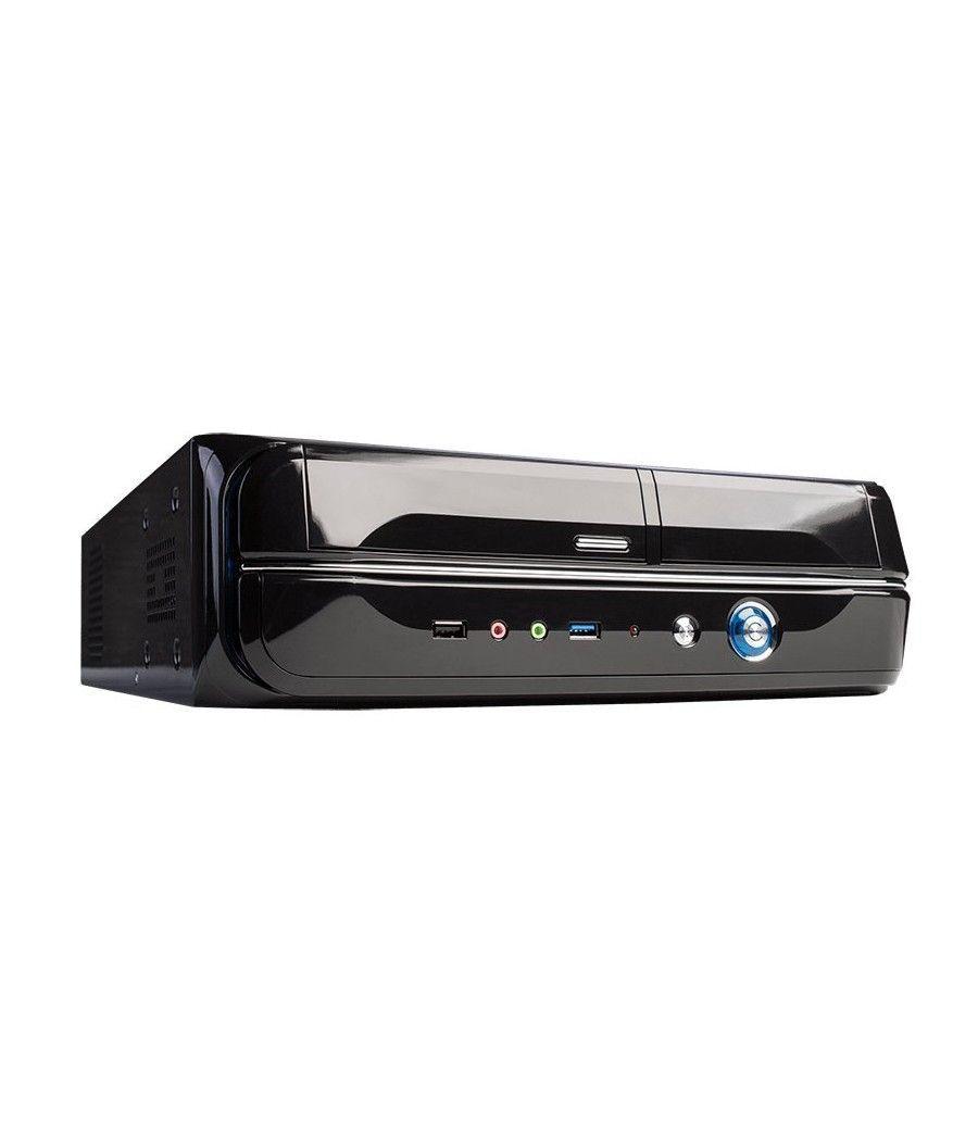 Hiditec Caja Micro atx SLM30 2*usb 3.0 card reader - Imagen 2