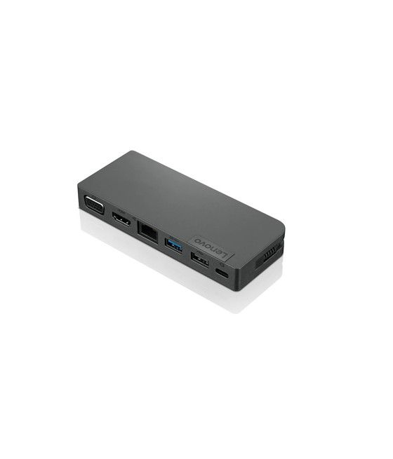 Lenovo 4X90S92381 base para portátil y replicador de puertos Alámbrico USB 3.2 Gen 1 (3.1 Gen 1) Type-C Gris