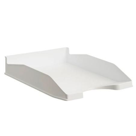 Bandeja sobremesa archivo 2000 ecogreen plástico 100% reciclado apilable formatos din a4 y folio color blanco - Imagen 1
