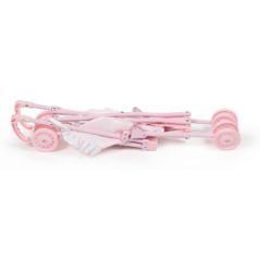 Silla pequeña de paseo para muñecas carlota color rosa 550x270x410 mm - Imagen 3