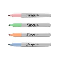 Rotulador sharpie permanente fino blister 4 unidades colores pastel surtidos - Imagen 4