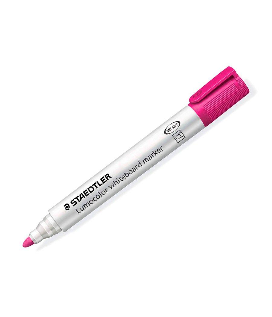 Rotulador staedtler lumocolor 351 para pizarra blanca punta redonda 2 mm recargable color rosa PACK 10 UNIDADES - Imagen 3