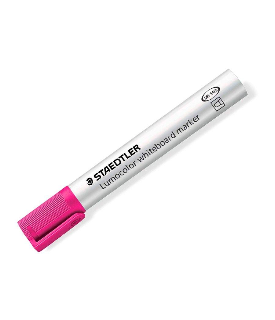 Rotulador staedtler lumocolor 351 para pizarra blanca punta redonda 2 mm recargable color rosa PACK 10 UNIDADES - Imagen 4