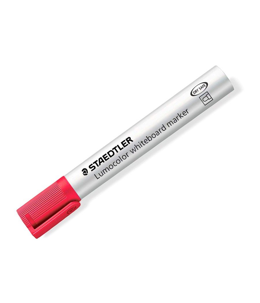 Rotulador staedtler lumocolor 351 para pizarra blanca punta redonda 2 mm recargable color rojo PACK 10 UNIDADES - Imagen 4