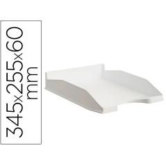 Bandeja sobremesa archivo 2000 ecogreen plástico 100% reciclado apilable formatos din a4 y folio color blanco - Imagen 2