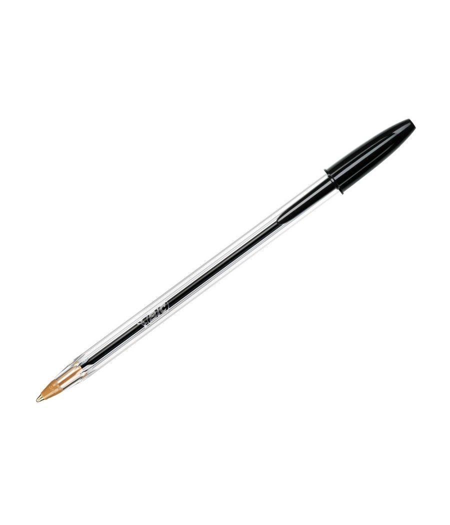 Bolígrafo bic cristal medium negro bolsa de 5 unidades - Imagen 3