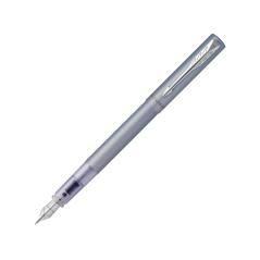 Pluma parker vector xl silver blue plumin f - Imagen 3