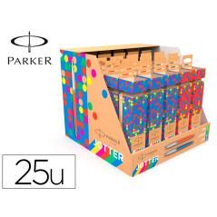 Bolígrafo parker jotter originals cracker expositor de 25 unidades surtidas