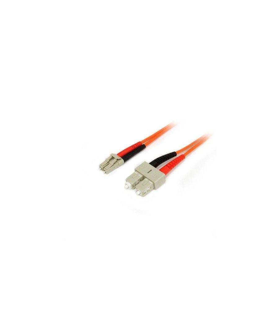 StarTech.com Cable Patch de Fibra Duplex Multimodo 50/125 1m LC - SC - Imagen 1